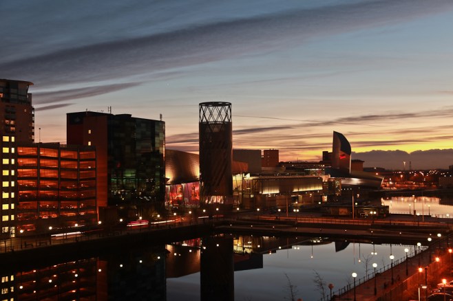 Salford Quays by Night