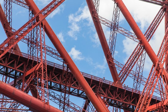 Detail on Forth Rail Bridge