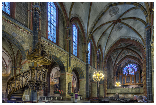 Bremen Cathedral Interior and Organ
